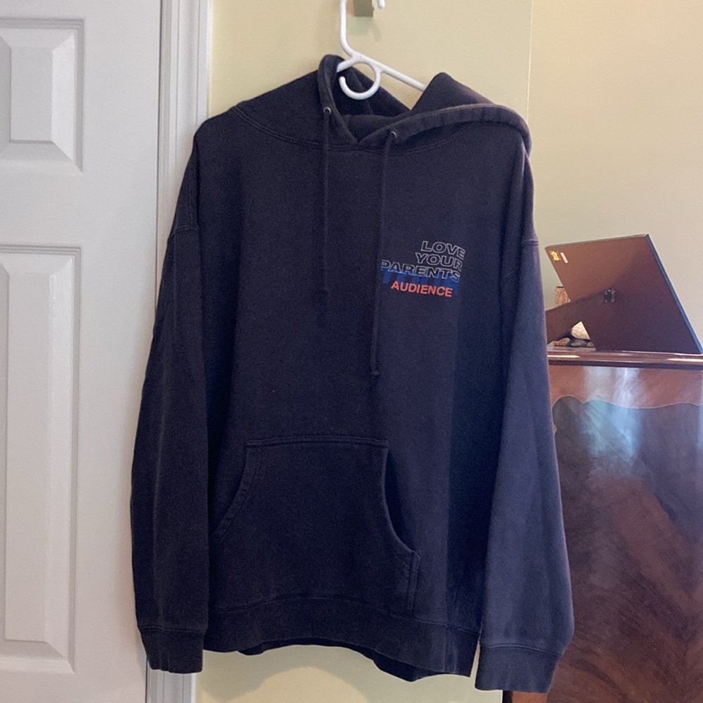 black love your parents audience tour sweater hoodie sz XL - Picture 3 of 10